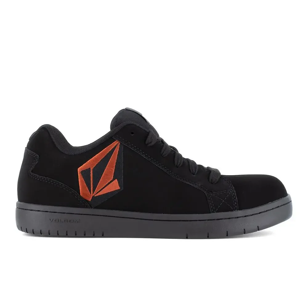 Volcom Mens 30471 Composite Toe Skate Work Shoes US 14 M Black EUC